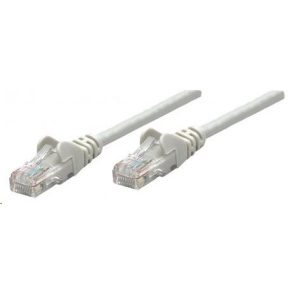 Intellinet patch kabel, Cat6A Certified, CU, SFTP, LSOH, RJ45, 0,5 m, šedý