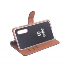 Celly pouzdro Wally s funkcí stojánku pro Xiaomi Mi 9, černá Celly pouzdro Wally s funkcí stojánku pro Xiaomi Mi 9, černá