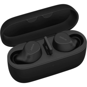 Jabra bezdrátová pecková sluchátka Evolve2 Buds, USB-A, MS