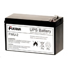 Baterie - FUKAWA FWU-2 náhradní baterie za RBC2 (12V/7,2Ah, Faston 250), životnost 5let Baterie - FUKAWA FWU-2 náhradní baterie za RBC2 (12V/7,2Ah, Faston 250), životnost 5let