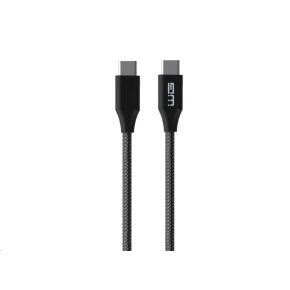 WG - Datový kabel Type-C na Type-C, 1,5 metrů, 5A, 140W, černá