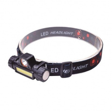 Solight LED čelová nabíjecí svítilna, 3W + COB,150 + 120lm, Li-ion, USB Solight LED čelová nabíjecí svítilna, 3W + COB,150 + 120lm, Li-ion, USB
