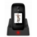 Bazar - EVOLVEO EasyPhone FD, mobilní telefon pro seniory s nabíjecím stojánkem (černá barva), z opravy