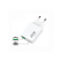 WG - Síťová nabíječka 2x USB, 1x USB-C PD 20W + 1x USB-A QC3.0 18W, white