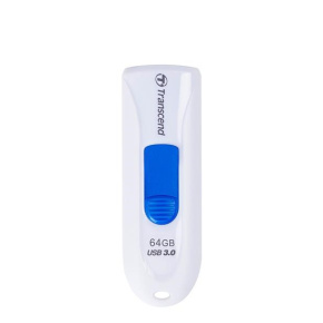 TRANSCEND Flash Disk 64GB JetFlash®790, USB 3.1 (R:90/W:30 MB/s) bílá/modrá