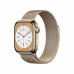 APPLE Watch Series 8 GPS + Cellular 41mm Gold Stainless Steel Case with Gold Milanese Loop