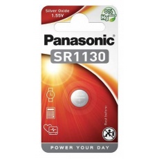 PANASONIC Stříbrooxidové - hodinkové baterie SR-1130EL/1B 1,55V (Blistr 1ks) PANASONIC Stříbrooxidové - hodinkové baterie SR-1130EL/1B 1,55V (Blistr 1ks)