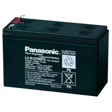 Baterie - Panasonic LC-R127R2PG (12V/7,2Ah - Faston 187), životnost 6-9let Baterie - Panasonic LC-R127R2PG (12V/7,2Ah - Faston 187), životnost 6-9let