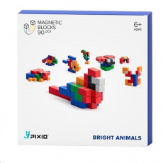 PIXIO Bright Animals magnetická stavebnice PIXIO Bright Animals magnetická stavebnice