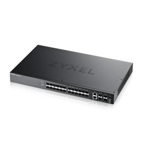 Zyxel XGS2220-30F, L3 Access Switch, 24x1G SFP, 2x10mG RJ45, 4x10G SFP+ Uplink, incl. 1 yr NebulaFlex Pro