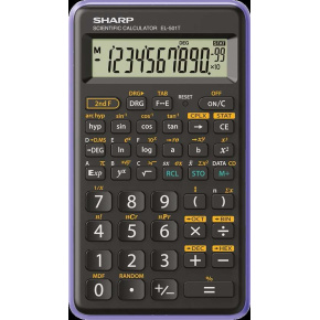 SHARP kalkulačka - EL-501T - bílá (balení blister)
