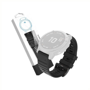 RhinoTech řemínek pro Garmin QuickFit silikonový outdoor 26mm černý RhinoTech řemínek pro Garmin QuickFit silikonový outdoor 26mm černý