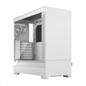 FRACTAL DESIGN skříň Pop Silent White TG Clear Tint, 2x USB 3.0, bez zdroje, ATX