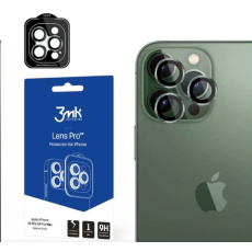 3mk tvrzené sklo Lens Pro ochrana kamery pro Apple iPhone 13 Pro / iPhone 13 Pro Max, zelená