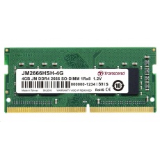 SODIMM DDR4 4GB 2666MHz TRANSCEND 1Rx8 512Mx8 CL19 1.2V