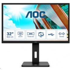 AOC MT IPS LCD WLED 31,5" Q32P2CA - IPS panel, 2560x1440, 2xHDMI, DP, USB-C, USB, repro, pivot AOC MT IPS LCD WLED 31,5" Q32P2CA - IPS panel, 2560x1440, 2xHDMI, DP, USB-C, USB, repro, pivot