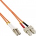 Duplexní patch kabel MM 62,5/125 OM1, LC-SC, LS0H, 1m
