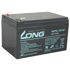 LONG baterie 12V 12Ah F2 LongLife 9 let (WPL12-12)