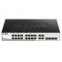 D-Link DGS-1210-16 20-port Gigabit Smart Switch, 16x GbE, 4x RJ45/SFP, fanless