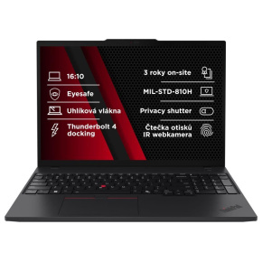 LENOVO NTB ThinkPad T16 G3 - Ultra5 125U,16" WUXGA,16GB,512SSD,IRcam,W11P