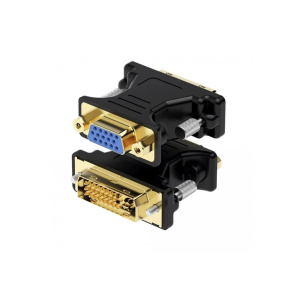 WG Redukce DVI-I Dual Link (male) to VGA (female; D-Sub DE-15) / black WG Redukce DVI-I Dual Link (male) to VGA (female; D-Sub DE-15) / black