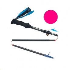 Naturehike carbonová skládací treková hůlka ST07 115-135cm 190g - růžová Naturehike carbonová skládací treková hůlka ST07 115-135cm 190g - růžová