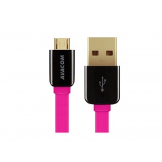 AVACOM MIC-40P kabel USB - Micro USB, 40cm, růžová AVACOM MIC-40P kabel USB - Micro USB, 40cm, růžová