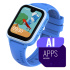 Garett Smartwatch Kids Vibe AI 4G AMOLED Blue