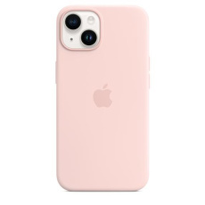 APPLE iPhone 14 silikonové pouzdro s MagSafe - Chalk Pink