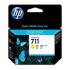 HP 711 Yellow DJ Ink Cart, 29 ml, CZ132A