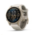 Garmin fenix® 8 – 43 mm, AMOLED, Sapphire, Soft Gold / Fog grey se silikonovým řemínkem, EU