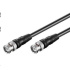 PREMIUMCORD BNC kabel pro audio/video 75 Ohm 1m M/M