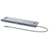 MANHATTAN Dokovací stanice USB-C 12v1, 2xHDMI, DP, USB-C PD 100W, USB-C 3.0, 3xUSB-A 3.0, SD/microSD, RJ45, 3.5mm Jack