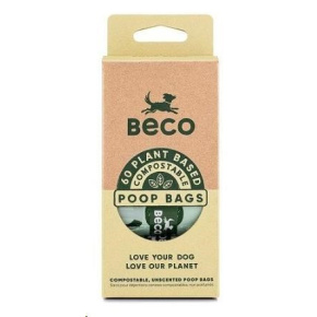 BecoBags, EKO sacky, 60ks (4 rolky po 15ks)- Kompostovatelne