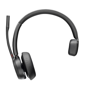 Poly Voyager 4310 bezdrátová náhlavní souprava, BT700 USB-A adaptér, mono, nabíjecí stojánek