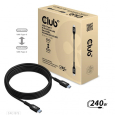 Club3D kabel USB-C, Data 480Mb,PD 240W(48V/5A) EPR M/M 2m Club3D kabel USB-C, Data 480Mb,PD 240W(48V/5A) EPR M/M 2m