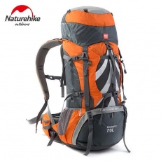Naturehike expediční batoh 70+5l - oranžový Naturehike expediční batoh 70+5l - oranžový