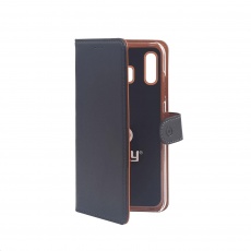 Celly pouzdro Wally s funkcí stojánku pro Samsung Galaxy A30, černá Celly pouzdro Wally s funkcí stojánku pro Samsung Galaxy A30, černá