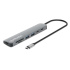MANHATTAN Dokovací stanice USB-C 7v1, HDMI, USB-C 3.0, USB-C PD 100W, 2xUSB-A 3.0, SD/microSD