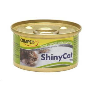 SHINY CAT tunak+syr 70g konzerva