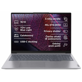 BAZAR - LENOVO NTB ThinkBook 16 G7 - Ryzen7 7735HS,16" WUXGA Touch,16GB,1TBSSD,IRcam,W11H - Rozbaleno