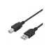 WG Datový kabel USB-A (male) to USB-B (male)  3m / black