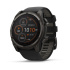 Garmin - fenix 8 Solar Sapphire - 51 mm - Carbon Gray DLC Titanium with Black | Pebble Gray Silicone Band, EU