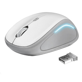 TRUST myš Yvi FX Wireless Mouse - white