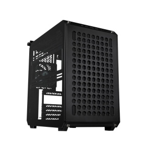 Cooler Master case Qube 500 Flatpack, E-ATX, Průhledná bočnice, 1x 120mm Fan, Černá