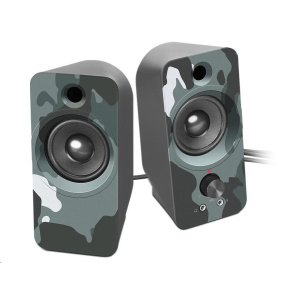 SPEED LINK reproduktory DAROC Stereo Speaker, blue camouflage