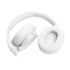 JBL Tune 720BT White bezdrátová sluchátka přes uši, Bluetooth 5.3, až 76 hodin a rychlé dobití, bílá