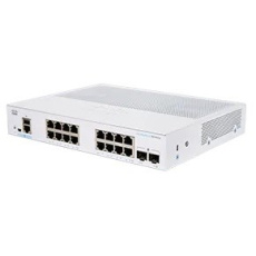 Cisco switch CBS350-16T-2G, 16GbE RJ45, 2xSFP, fanless - REFRESH