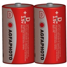 AgfaPhoto zinková baterie R20/D, shrink 2ks AgfaPhoto zinková baterie R20/D, shrink 2ks