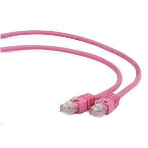 GEMBIRD kabel patchcord Cat5e UTP 2m, růžový